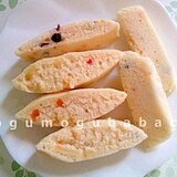 レンジで作る☆フルーツチーズ蒸しパン